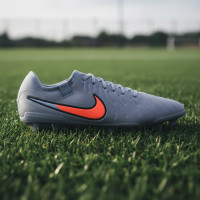 Nike Tiempo Legend Pro 10 Gras Football Boots (FG) Light Blue Bright Red Black