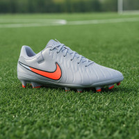 Nike Tiempo Legend Academy 10 Gras / Kunstgras Voetbalschoenen (MG) Lichtblauw Felrood Zwart