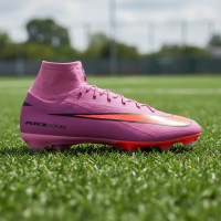Nike Zoom Mercurial Superfly Pro 10 Gras Voetbalschoenen (FG) Roze Felrood Lichtblauw