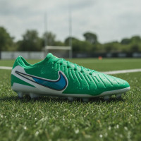Nike Tiempo Legend Elite 10 Gras Voetbalschoenen (FG) Groen Wit Blauw