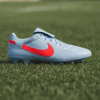 Nike Premier III Gras Football Boots (FG) Light Blue Bright Red