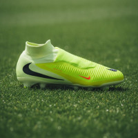 Nike Phantom 6 Pro High Gras Voetbalschoenen (FG) Geel Oranje Zwart