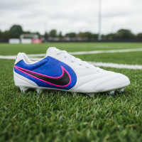 Nike Tiempo Pro Ligera Gras Football Boots (FG) White Blue Hot Pink