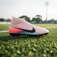 Nike Zoom Mercurial Superfly 10 Academy Grass/Artificial Grass Football Boots (MG) Kids Pink Blue Turquoise