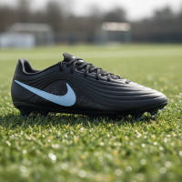 Nike Tiempo Academy Maestro Gras / Kunstgras Voetbalschoenen (MG) Zwart Lichtblauw
