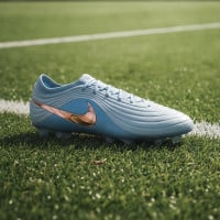 Nike Tiempo Maestro Elite LV8 Gras Voetbalschoenen (FG) Lichtblauw Paarsblauw Brons