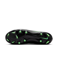 Nike Phantom 6 Low Pro (FG) Gras Football Boots Black Bright Green