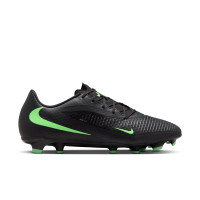 Nike Phantom 6 Low Academy (MG) Grass/Artificial Grass Football Boots Black Bright Green
