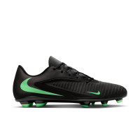 Nike Phantom 6 Low Club (MG) Gras / Kunstgras Voetbalschoenen Zwart Felgroen