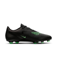 Nike Phantom 6 Low Club (MG) Gras / Kunstgras Voetbalschoenen Zwart Felgroen