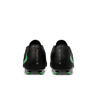 Nike Phantom 6 Low Club (MG) Gras / Kunstgras Voetbalschoenen Zwart Felgroen