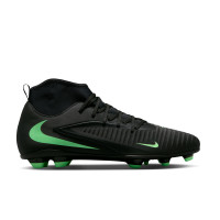 Nike Phantom 6 High Club (MG) Grass/Artificial Grass Football Boots Black Bright Green