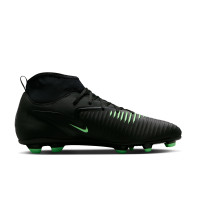 Nike Phantom 6 High Club (MG) Grass/Artificial Grass Football Boots Black Bright Green