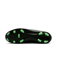 Nike Phantom 6 High Club (MG) Grass/Artificial Grass Football Boots Black Bright Green
