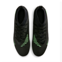 Nike Phantom 6 High Club (MG) Grass/Artificial Grass Football Boots Black Bright Green