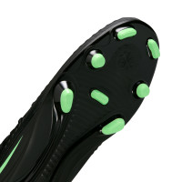 Nike Phantom 6 High Club (MG) Grass/Artificial Grass Football Boots Black Bright Green