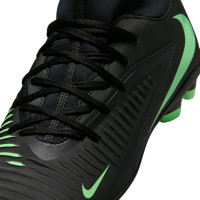 Nike Phantom 6 High Club (MG) Grass/Artificial Grass Football Boots Black Bright Green