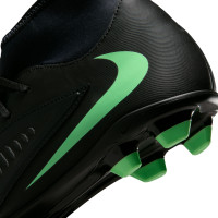Nike Phantom 6 High Club (MG) Grass/Artificial Grass Football Boots Black Bright Green