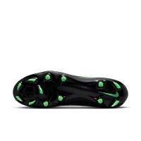 Nike Phantom 6 High Academy (MG) Gras / Kunstgras Voetbalschoenen Zwart Felgroen