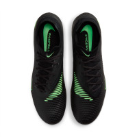 Nike Phantom 6 High Academy (MG) Gras / Kunstgras Voetbalschoenen Zwart Felgroen