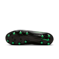 Nike Phantom 6 Low Pro (AG) Artificial Grass Football Boots Black Bright Green