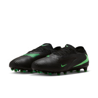 Nike Phantom 6 Low Pro (AG) Artificial Grass Football Boots Black Bright Green