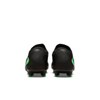 Nike Phantom 6 Low Pro (AG) Artificial Grass Football Boots Black Bright Green