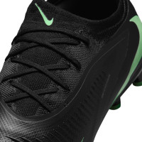 Nike Phantom 6 Low Pro (AG) Artificial Grass Football Boots Black Bright Green