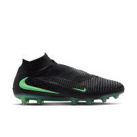 Nike Phantom 6 High Elite (AG) Kunstgras Voetbalschoenen Zwart Felgroen