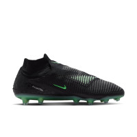 Nike Phantom 6 High Elite (AG) Kunstgras Voetbalschoenen Zwart Felgroen