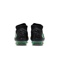 Nike Phantom 6 High Elite (AG) Kunstgras Voetbalschoenen Zwart Felgroen