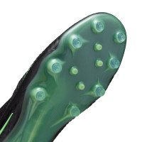 Nike Phantom 6 High Elite (AG) Kunstgras Voetbalschoenen Zwart Felgroen