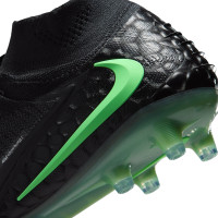 Nike Phantom 6 High Elite (AG) Kunstgras Voetbalschoenen Zwart Felgroen