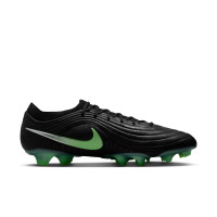 Nike Tiempo Maestro Elite (FG) Gras Voetbalschoenen Zwart Felgroen Zilvergrijs