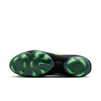 Nike Tiempo Maestro Elite (FG) Gras Voetbalschoenen Zwart Felgroen Zilvergrijs