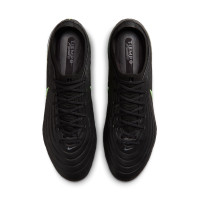 Nike Tiempo Maestro Elite (FG) Gras Voetbalschoenen Zwart Felgroen Zilvergrijs