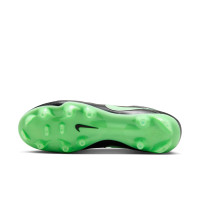 Nike Tiempo Academy Maestro (MG) Gras / Kunstgras Voetbalschoenen Zwart Felgroen Zilvergrijs