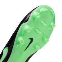 Nike Tiempo Academy Maestro (MG) Gras / Kunstgras Voetbalschoenen Zwart Felgroen Zilvergrijs