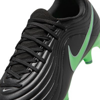 Nike Tiempo Academy Maestro (MG) Gras / Kunstgras Voetbalschoenen Zwart Felgroen Zilvergrijs