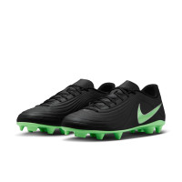 Nike Tiempo Maestro Club (MG) Grass/Artificial Grass Football Boots Black Bright Green Silver Grey