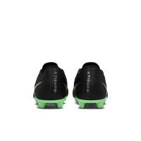 Nike Tiempo Maestro Club (MG) Grass/Artificial Grass Football Boots Black Bright Green Silver Grey