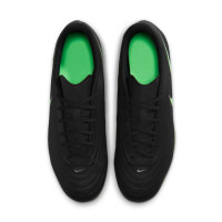 Nike Tiempo Maestro Club (MG) Grass/Artificial Grass Football Boots Black Bright Green Silver Grey