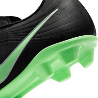 Nike Tiempo Maestro Club (MG) Grass/Artificial Grass Football Boots Black Bright Green Silver Grey