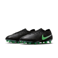 Nike Tiempo Maestro Elite (AG) Kunstgras Voetbalschoenen Zwart Felgroen Zilvergrijs