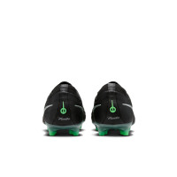 Nike Tiempo Maestro Elite (AG) Kunstgras Voetbalschoenen Zwart Felgroen Zilvergrijs