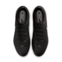 Nike Tiempo Maestro Elite (AG) Kunstgras Voetbalschoenen Zwart Felgroen Zilvergrijs