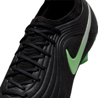 Nike Tiempo Maestro Elite (SG) IJzeren-Nop Voetbalschoenen Zwart Felgroen Zilvergrijs