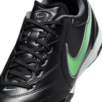 Nike Tiempo Ligera Pro (TF) Turf Football Boots Black Bright Green Silver Grey