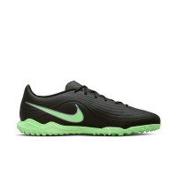 Nike Tiempo Maestro Club (TF) Turf Football Boots Black Bright Green Silver Grey