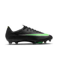 Nike Zoom Mercurial Superfly 11 Elite (FG) Gras Voetbalschoenen Zwart Felgroen Zilvergrijs